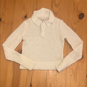NWT Banana Republic Women's Cream Italian Wool Sweater